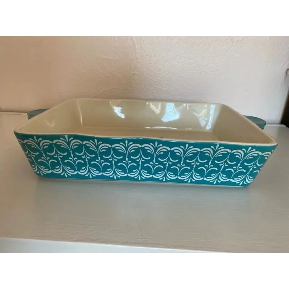 Pioneer woman casserole dish pan 13” 2915dmtt
